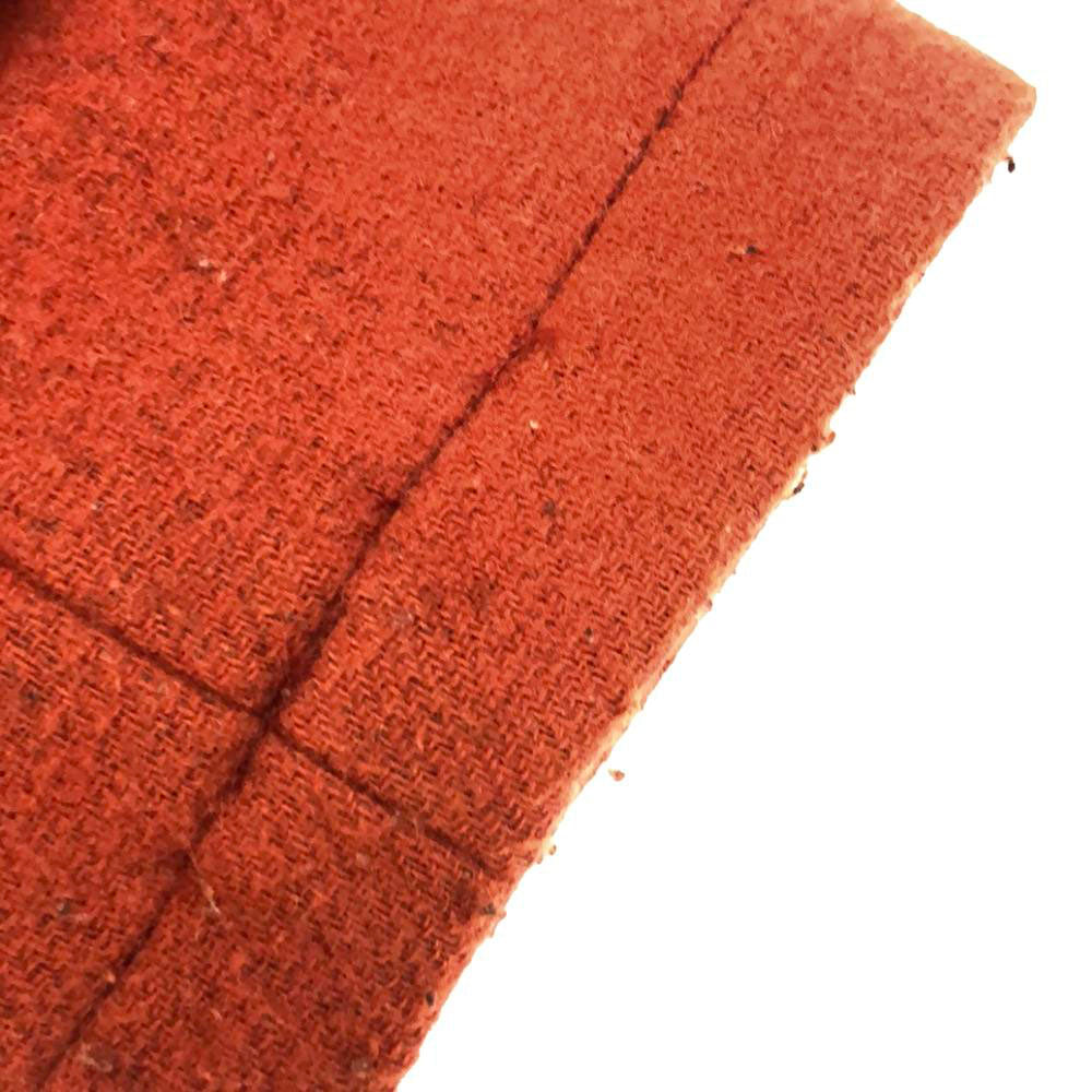 バーバリーロンドンブルーレーベル 三陽商会 ウールブレンド ダッフルコート 38 オレンジ 裏チェック レディース