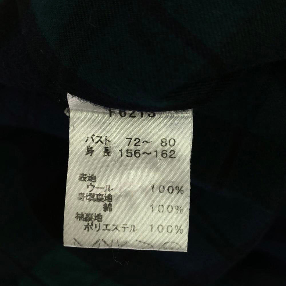 FRED PERRY フレッドペリー ウール チェスターコート 8 ネイビー レディース