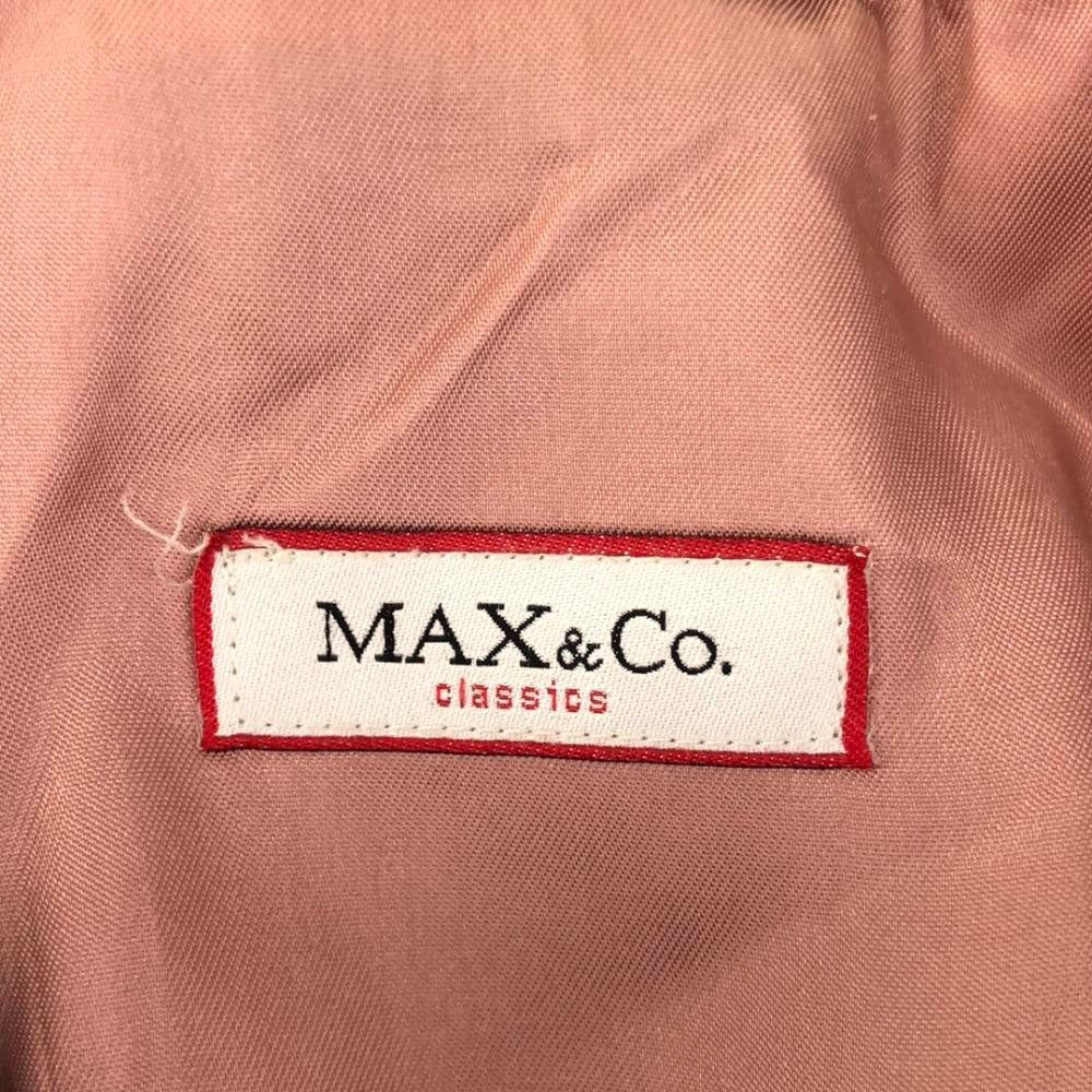 MAX&CO マックスアンドコー イタリア製 コート 42 グレー センターベント 裏地付き レディース