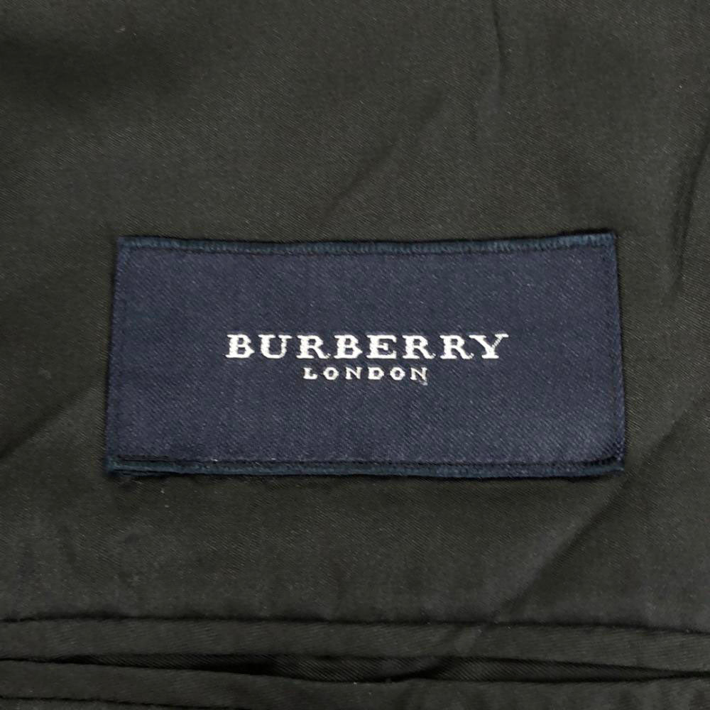 BURBERRY LONDON バーバリーロンドン 三陽商会 ウール スーツ 上下 セットアップ 46 ブラック メンズ