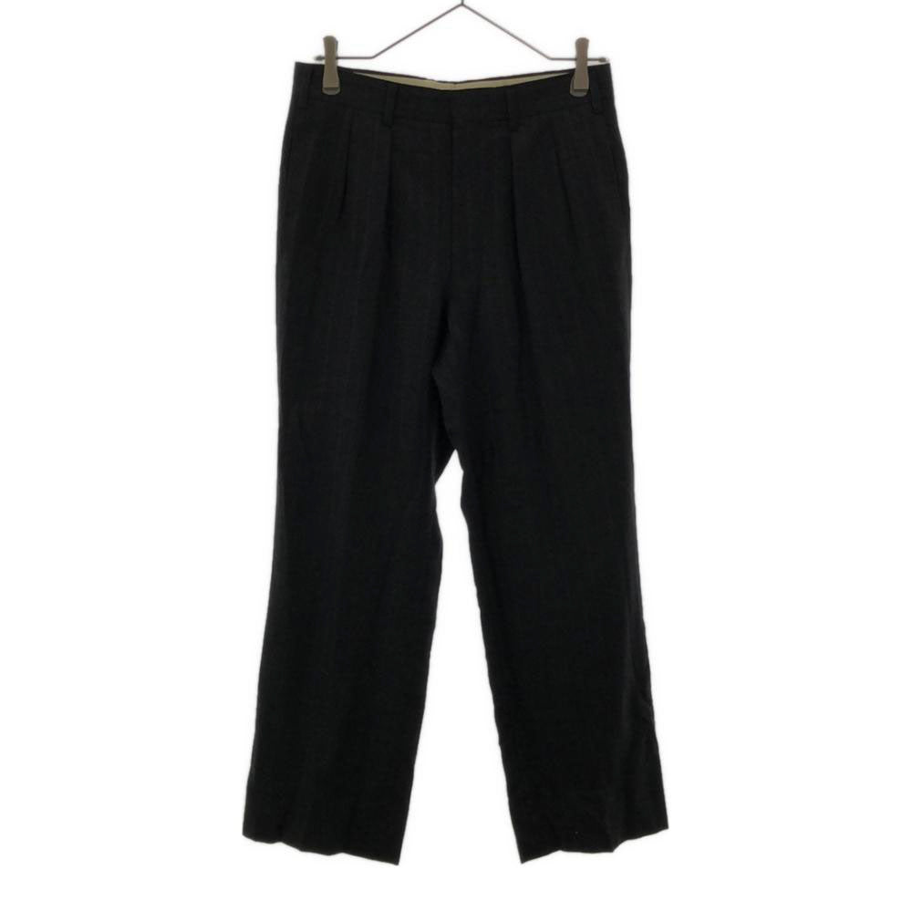 Burberrys バーバリーズ 90s 三陽商会 日本製 ウール オールド ストライプ柄 スーツ 上下 セットアップ A4 90-78-165 チャコールグレー ダブル仕上げ メンズ