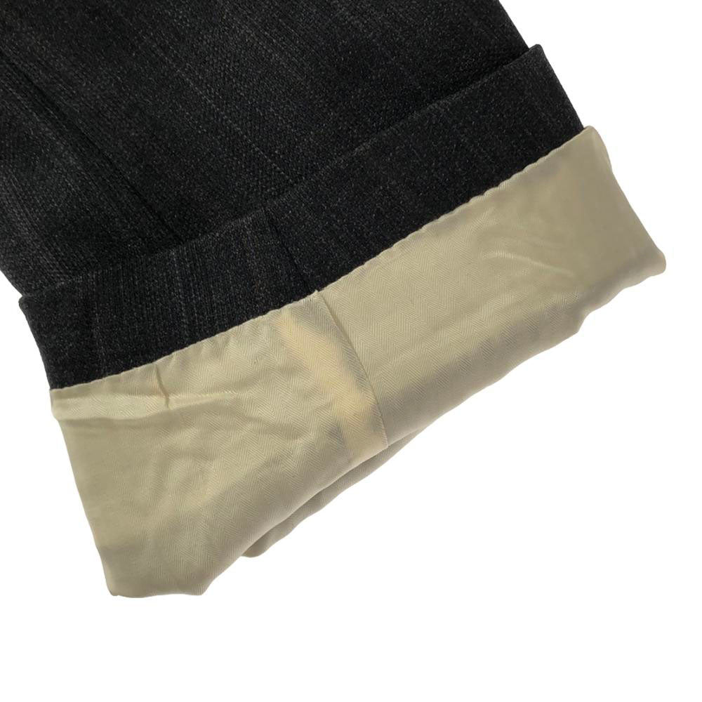 Burberrys バーバリーズ 90s 三陽商会 日本製 ウール オールド ストライプ柄 スーツ 上下 セットアップ A4 90-78-165 チャコールグレー ダブル仕上げ メンズ