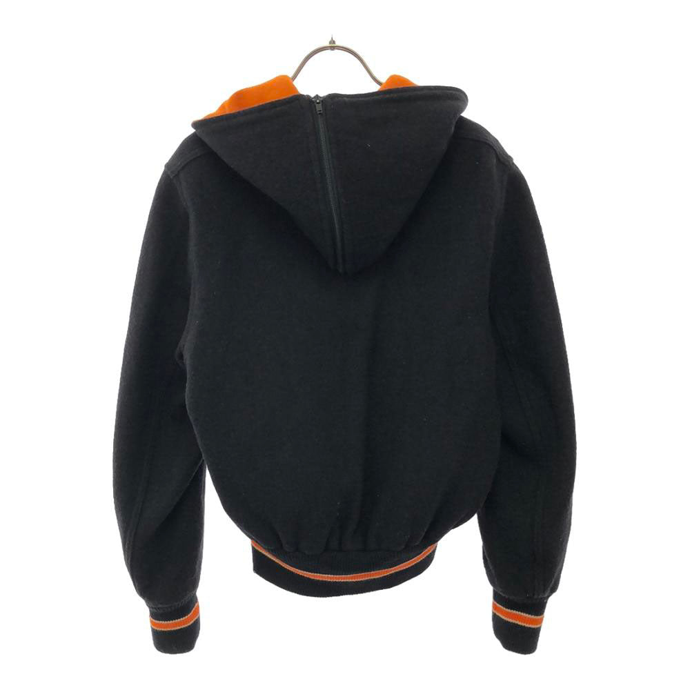 SKOOKUM スクーカム 刺繍 フード付き スタジャン ブラック セーラーカラー レディース