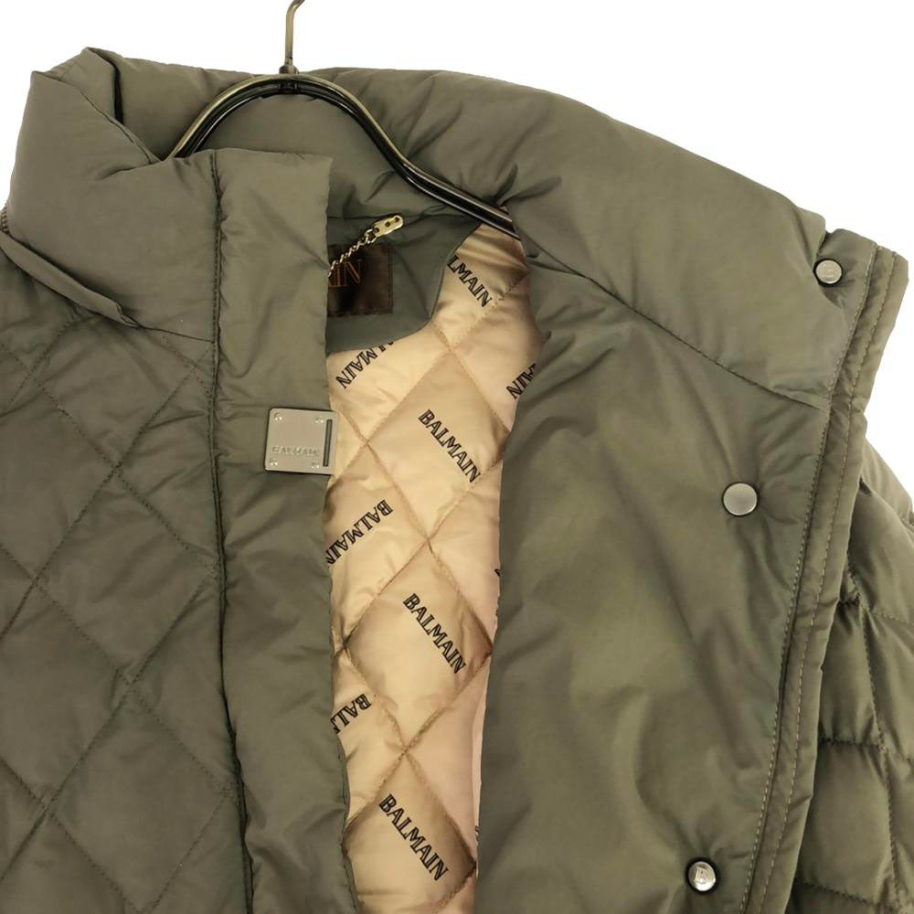 BALMAIN バルマン ダウンコート L グレー系 レディース