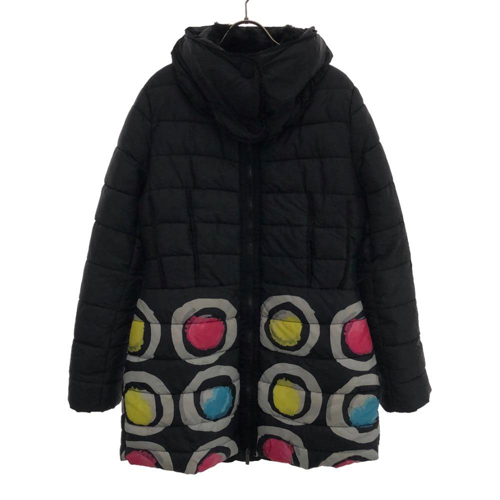 Desigual デシグアル 中綿コート 40 ブラック系 ジャケット レディース