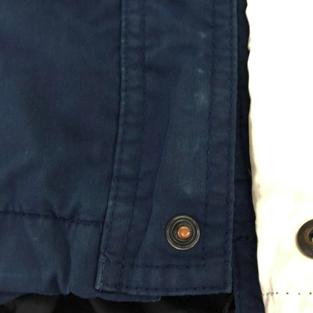 Eddie Bauer エディーバウアー 80s ヴィンテージ 黒タグ ジップジャケット S ネイビー 裏メッシュ メンズ