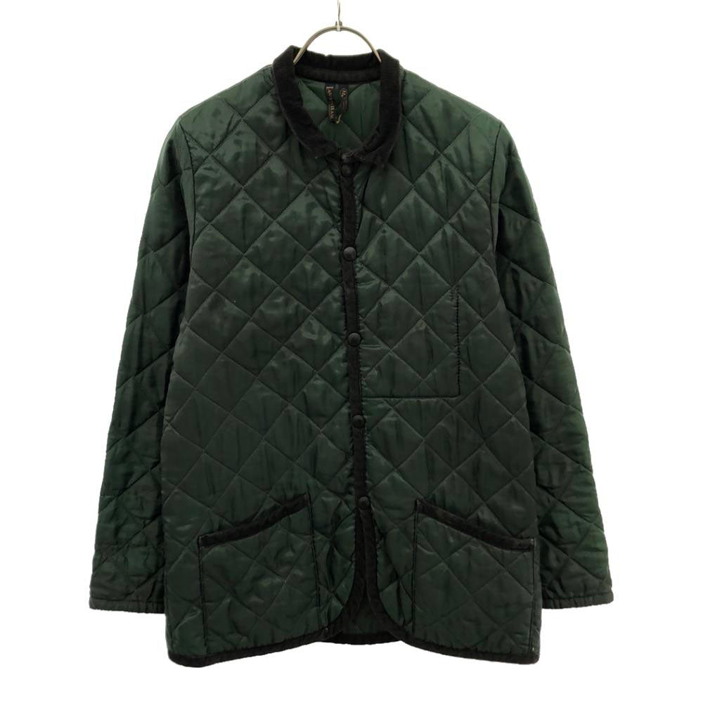 LAVENHAM ラベンハム イギリス製 キルティング ナイロンジャケット 38 グリーン メンズ