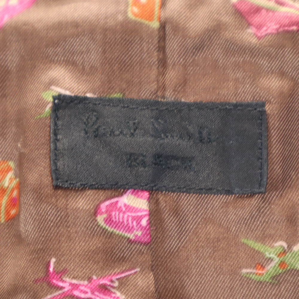 Paul Smith BLACK LABEL ポールスミス ブラックレーベル ウールブレンド チェスターコート 46L ブラウン系 レディース