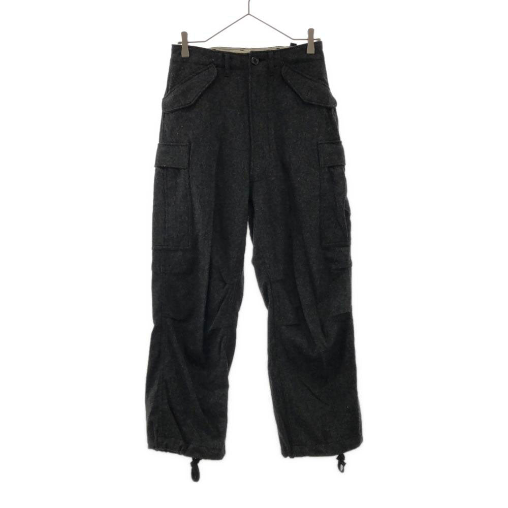 MASTER&CO. マスターアンドコー 日本製 裾絞り ウールパンツ XS グレー レディース