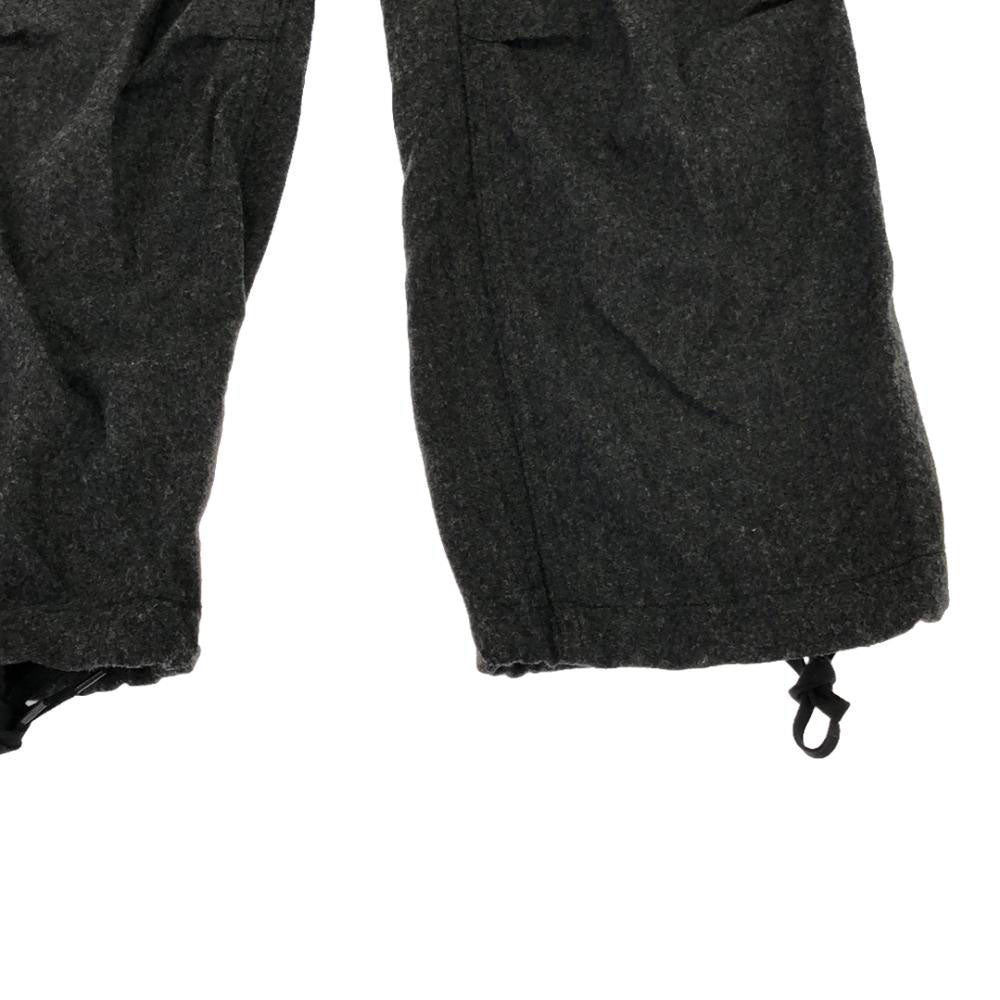 MASTER&CO. マスターアンドコー 日本製 裾絞り ウールパンツ XS グレー レディース