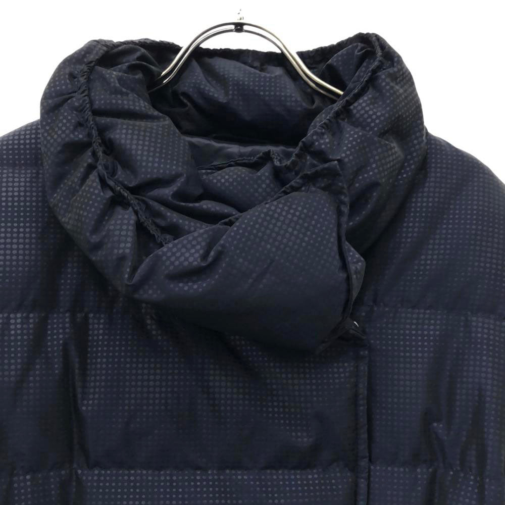 ARMANI EXCHANGE アルマーニ エクスチェンジ ドット柄 ダウンコート S ネイビー レディース