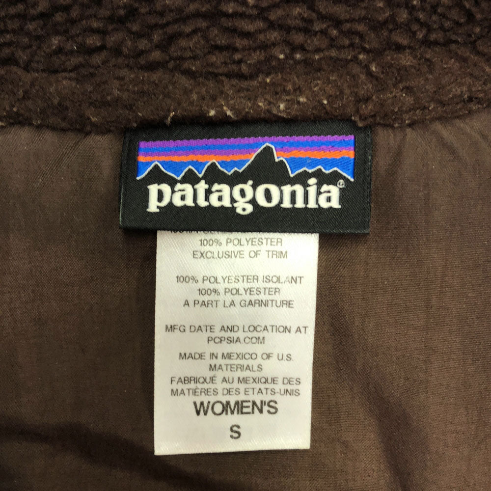 patagonia パタゴニア 23081FA14 フリース ベスト S ブラウン アウトドア 裏メッシュ レディース