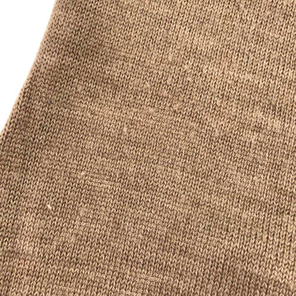 LOVEMOSCHINO ラブモスキーノ ウールブレンド 長袖 ニット 44 ベージュ×ホワイト セーター レディース