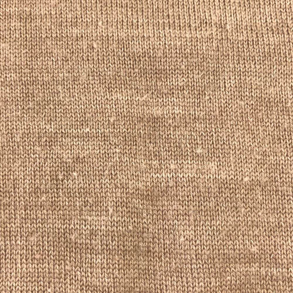 LOVEMOSCHINO ラブモスキーノ ウールブレンド 長袖 ニット 44 ベージュ×ホワイト セーター レディース