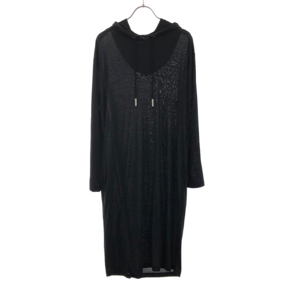 ACNE STUDIOS アクネストゥディオズ 長袖 フード付き ワンピース XXS ブラック レディース