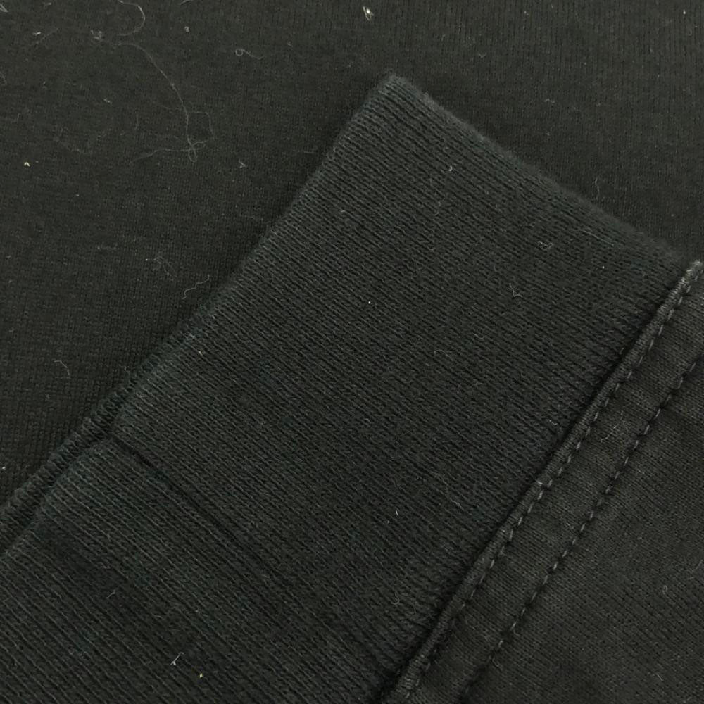 ネイプ 日本製 KAWANO TENDERPERSON ロゴプリント 長袖 Tシャツ 2 ブラック ロンT バックプリント メンズ