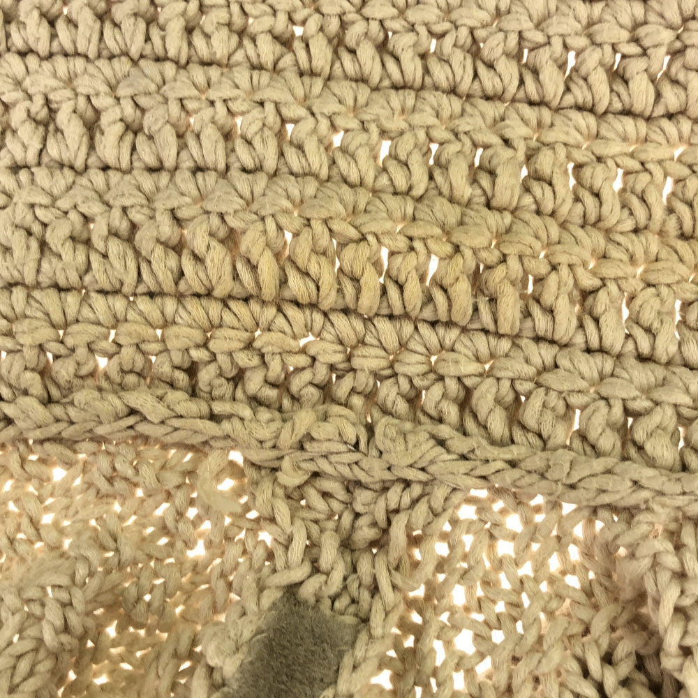 FOXEY フォクシー 半袖 コットン ニットカーディガン 40 ベージュ レディース