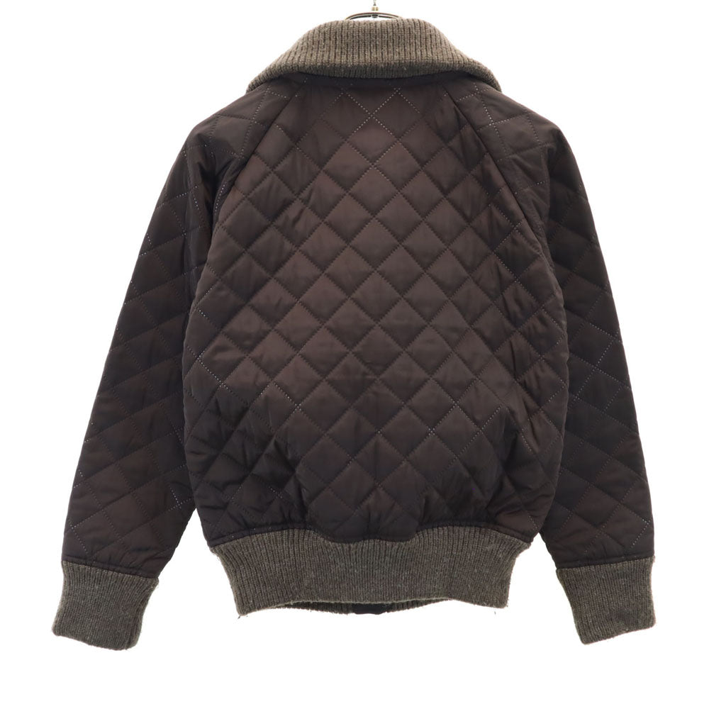 LACOSTE ラコステ キルティングジャケット 40 ブラウン ブルゾン レディース