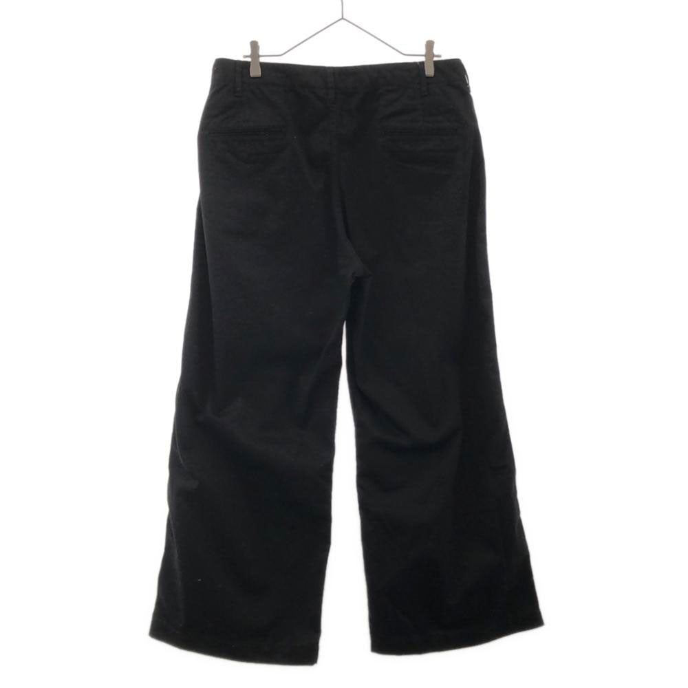 未使用 BEAMS LIGHTS ビームスライツ 日本製 コットンパンツ L ブラック タグ付き ボタンフライ メンズ