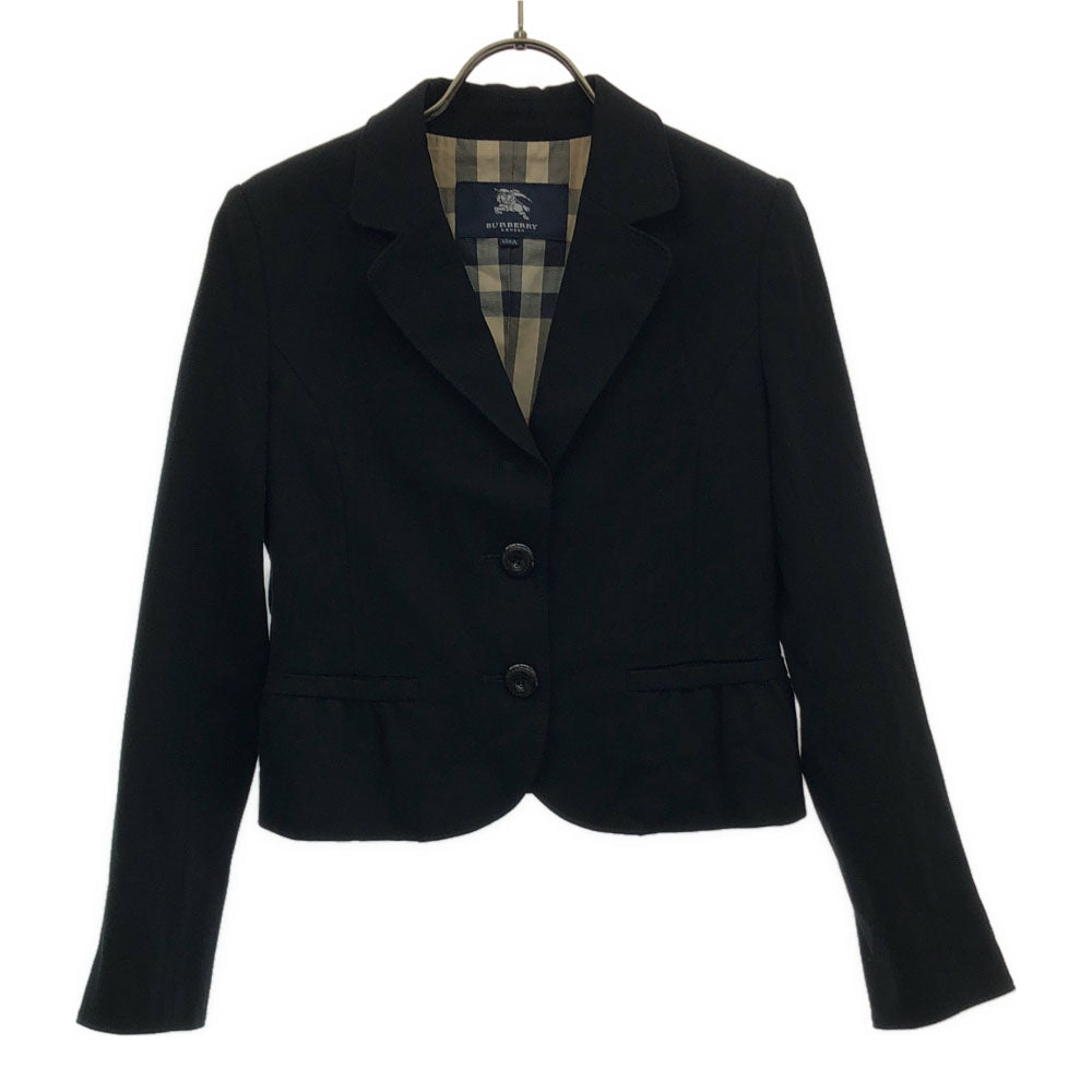 BURBERRY LONDON バーバリーロンドン 三陽商会 テーラードジャケット 150A ブラック系 裏チェック柄 キッズ