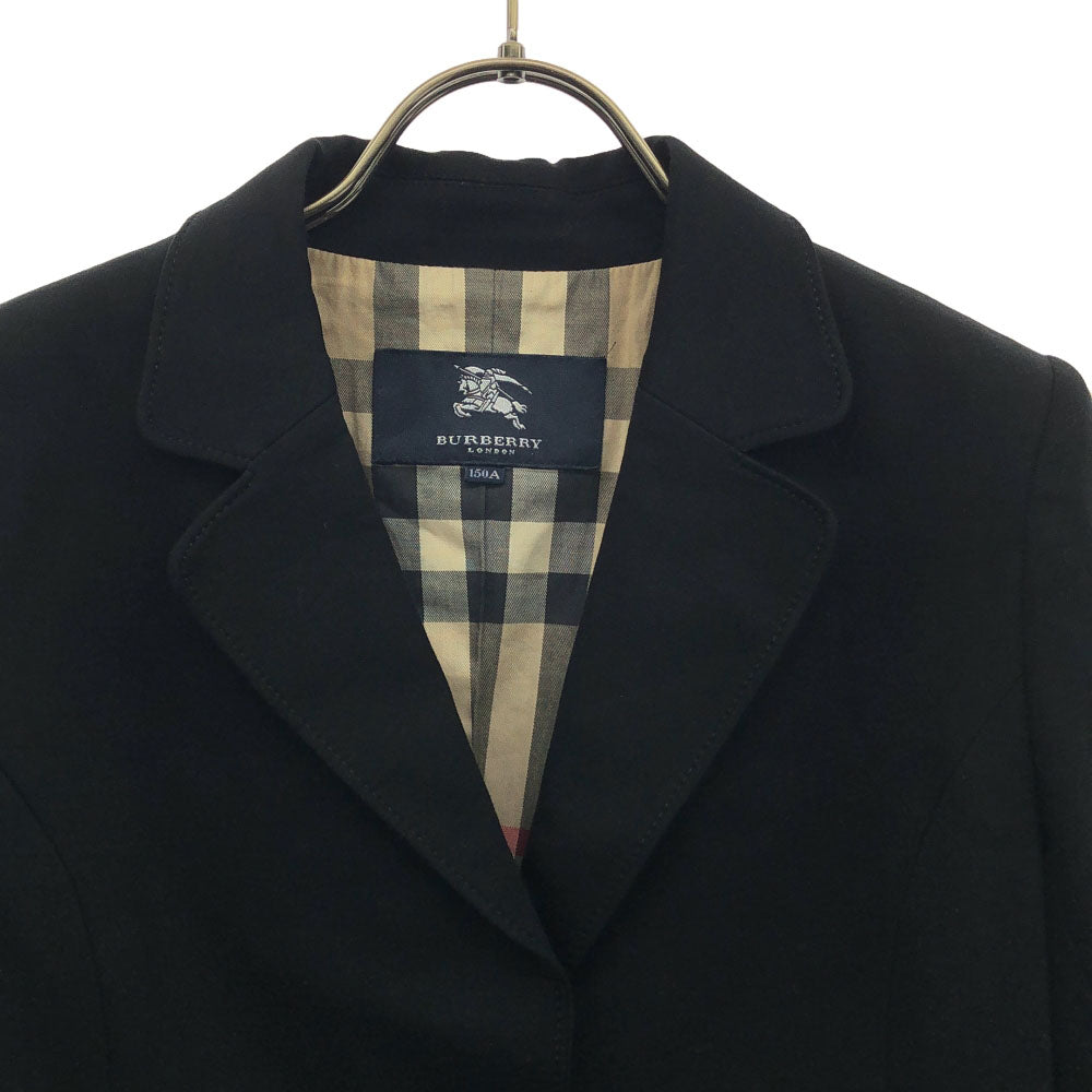 BURBERRY LONDON バーバリーロンドン 三陽商会 テーラードジャケット 150A ブラック系 裏チェック柄 キッズ