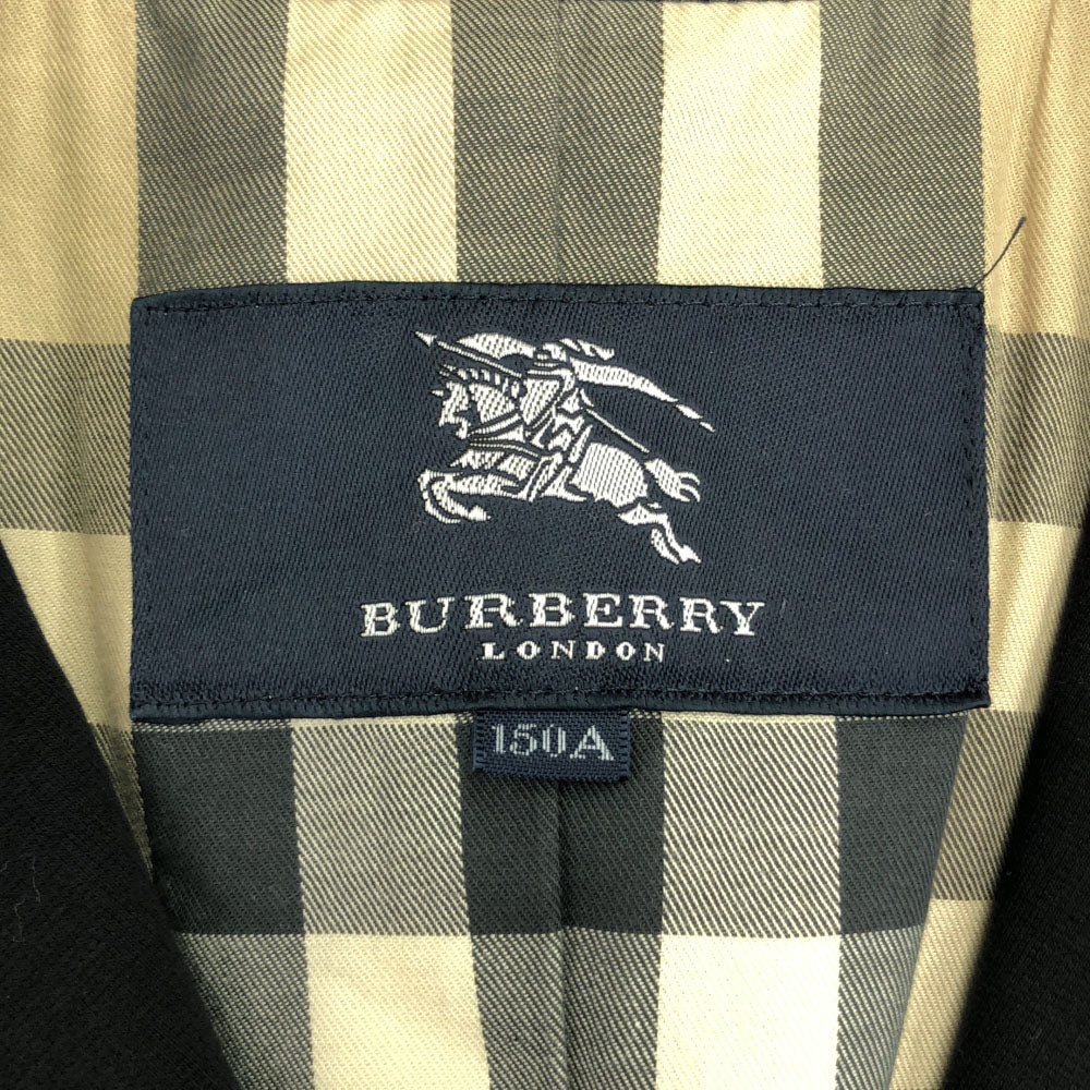 BURBERRY LONDON バーバリーロンドン 三陽商会 テーラードジャケット 150A ブラック系 裏チェック柄 キッズ