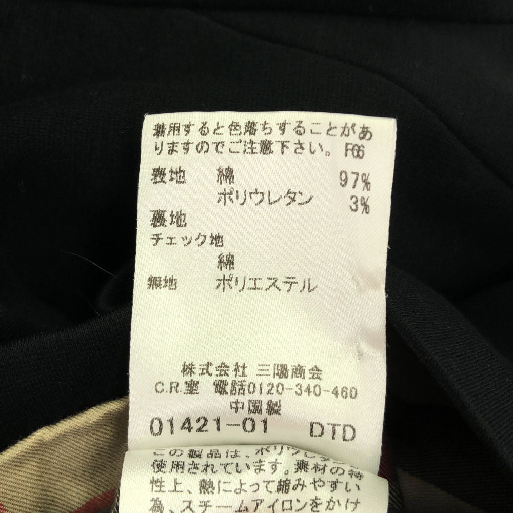 BURBERRY LONDON バーバリーロンドン 三陽商会 テーラードジャケット 150A ブラック系 裏チェック柄 キッズ