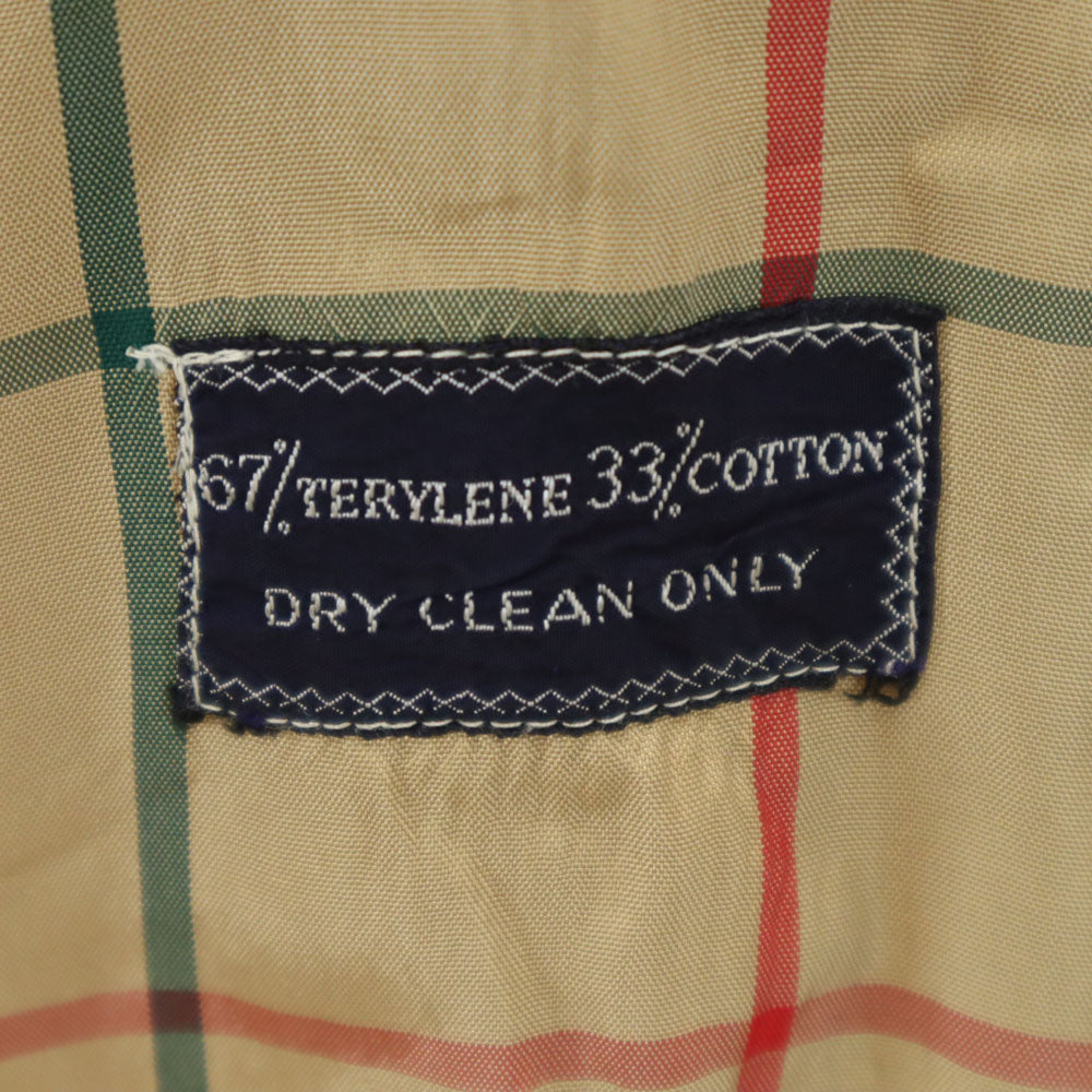 Burberrys バーバリーズ 90s 英国製 オールド トレンチコート ベージュ 裏チェック柄 レディース