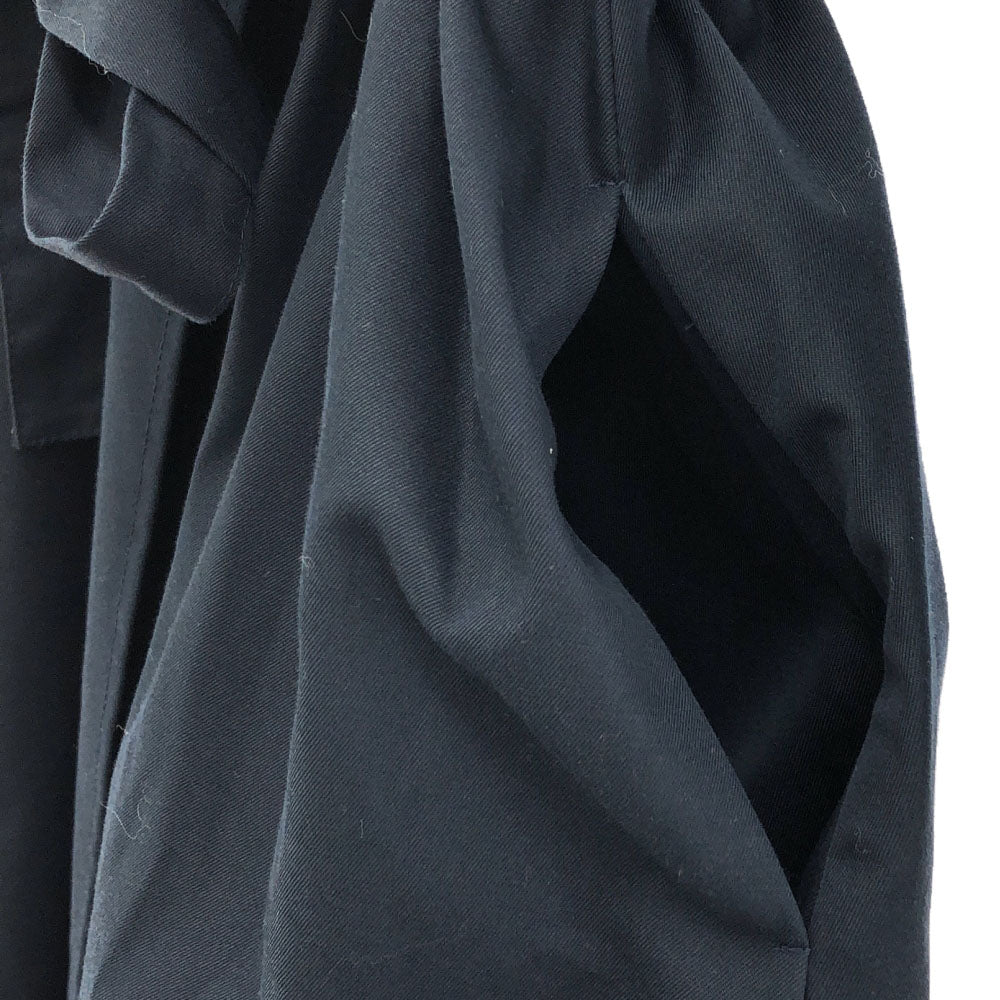 mizuiro ind ミズイロインド 日本製 長袖 ガウンコート ネイビー レディース