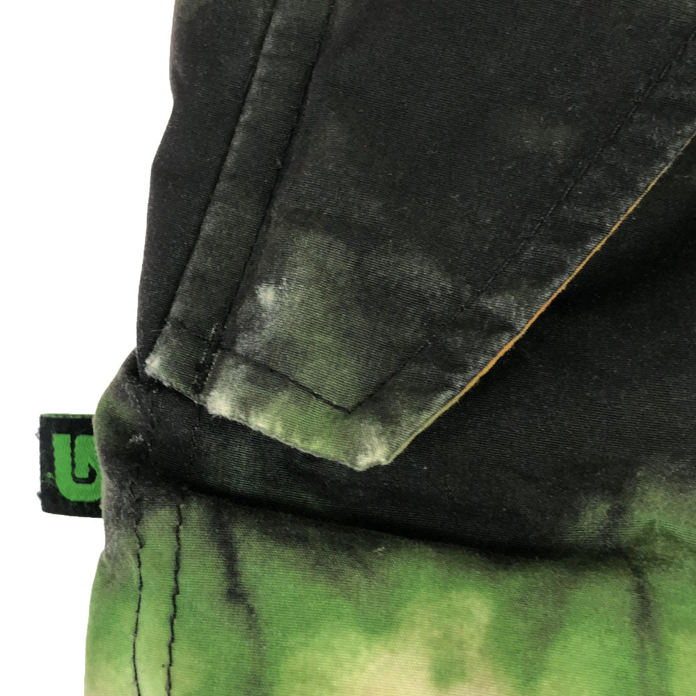 BURTON バートン ロゴワッペン スキー フード付き ジップ ウェア M グリーン系 スノーボード キッズ