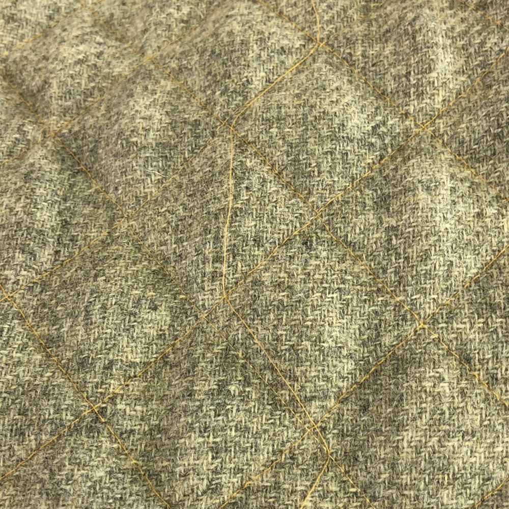 マッキントッシュスコットランド イギリス製 ウール キルティングコート 34 ベージュ系 MACKINTOSH SCOTLAND レディース