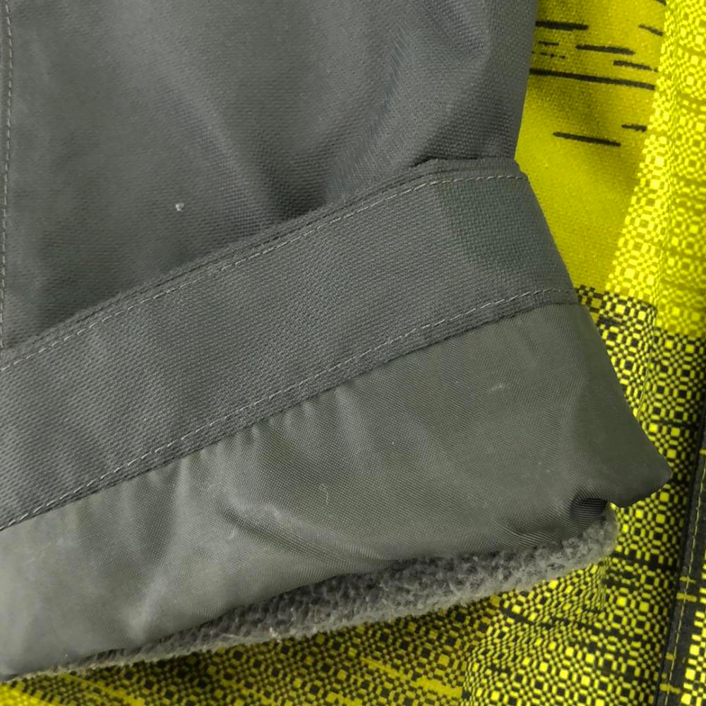 Columbia コロンビア ロゴプリント スキー インターチェンジ オム二テック ジャケット L(14/15) グレー×イエロー インナーフリース 3WAY 防水 アウトドア キッズ