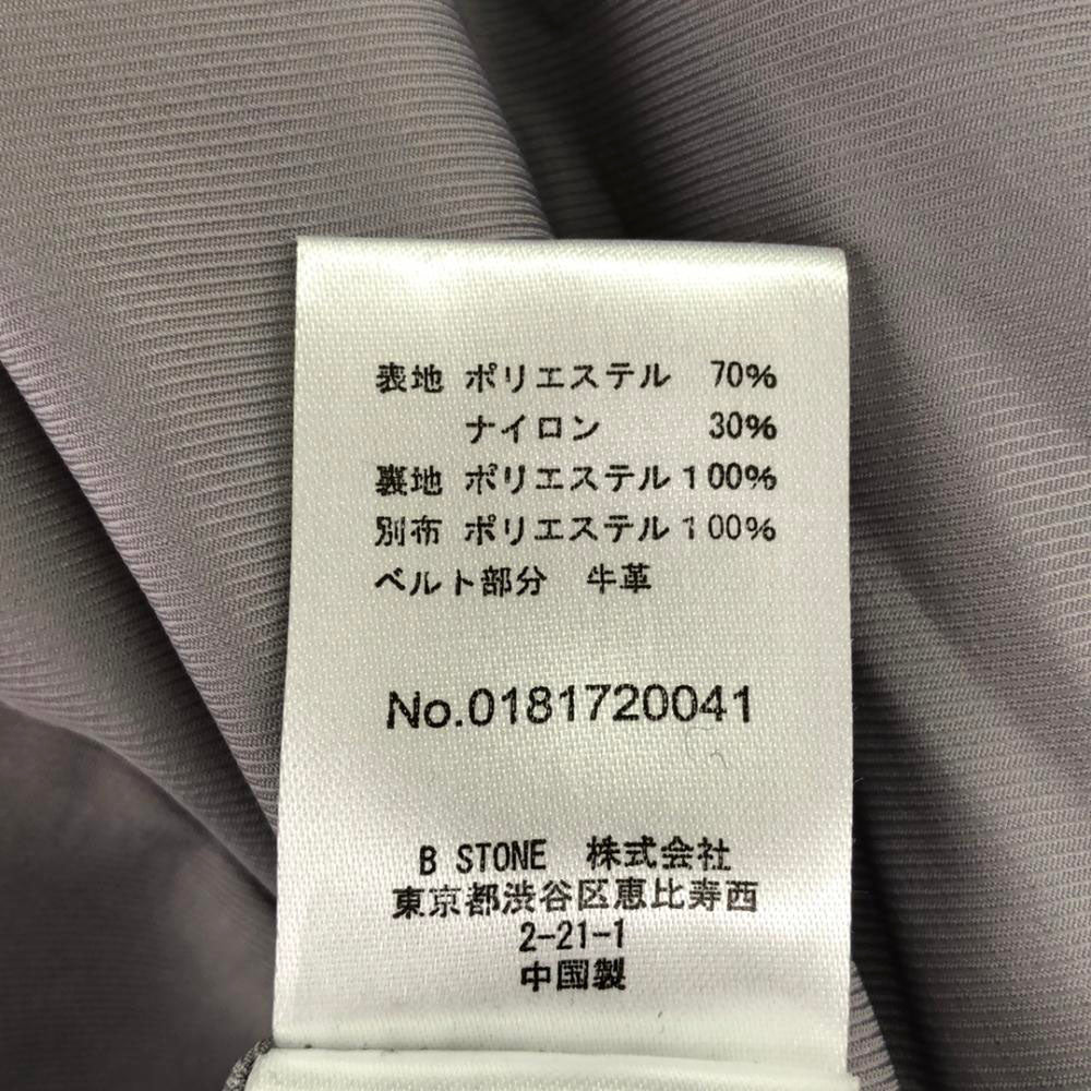 AMERI UNDRESSED アメリ バックプリーツレイヤード コート FREE グレー トレンチコート 裏地付き レディース