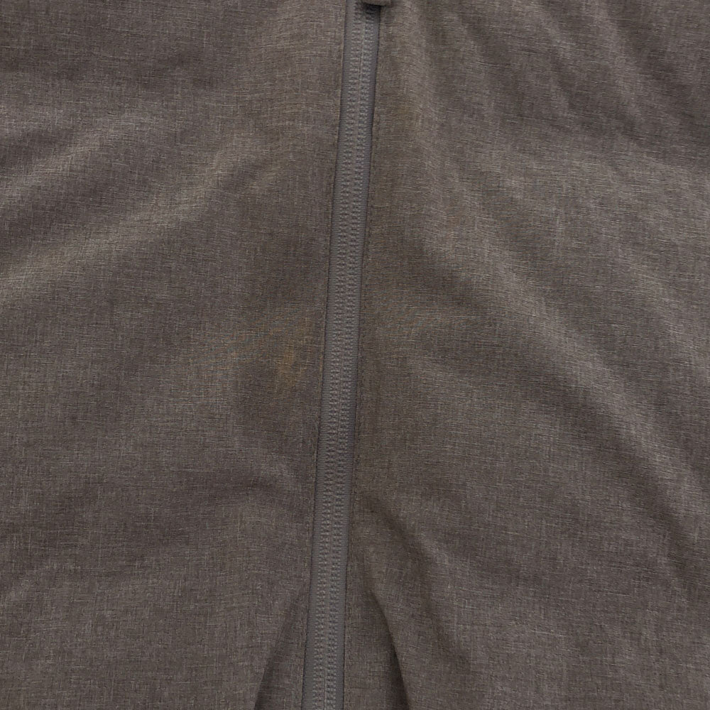 UNIQLO ユニクロ シームレス ダウンコート M グレー ダブルジップ レディース