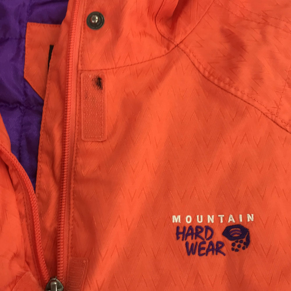 MOUNTAIN HARDWEAR マウンテン ハードウェア 中綿ジャケット XS サーモンピンク系 ナイロンジャケット サムホール レディース