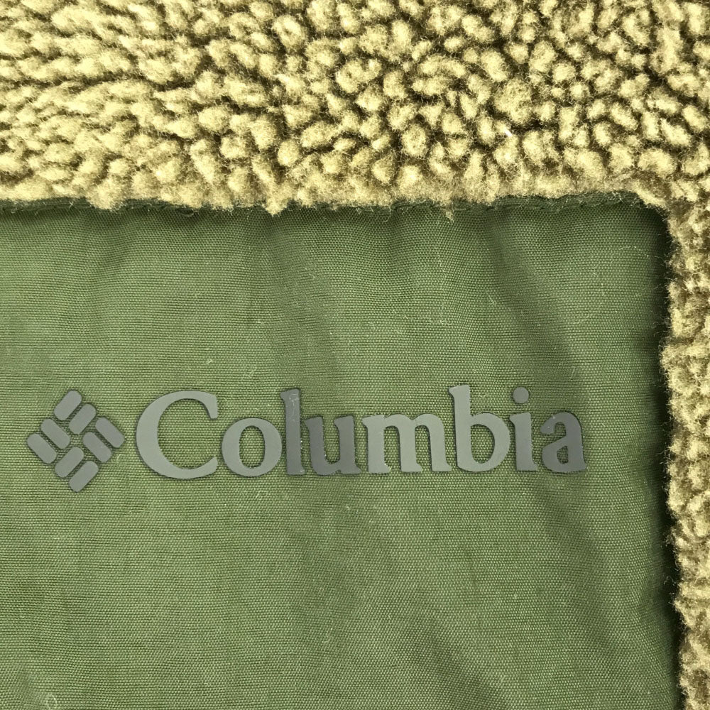 Columbia コロンビア 221PM0256 リバーシブル ボアジャケット M カーキ×グリーン アウトドア メンズ