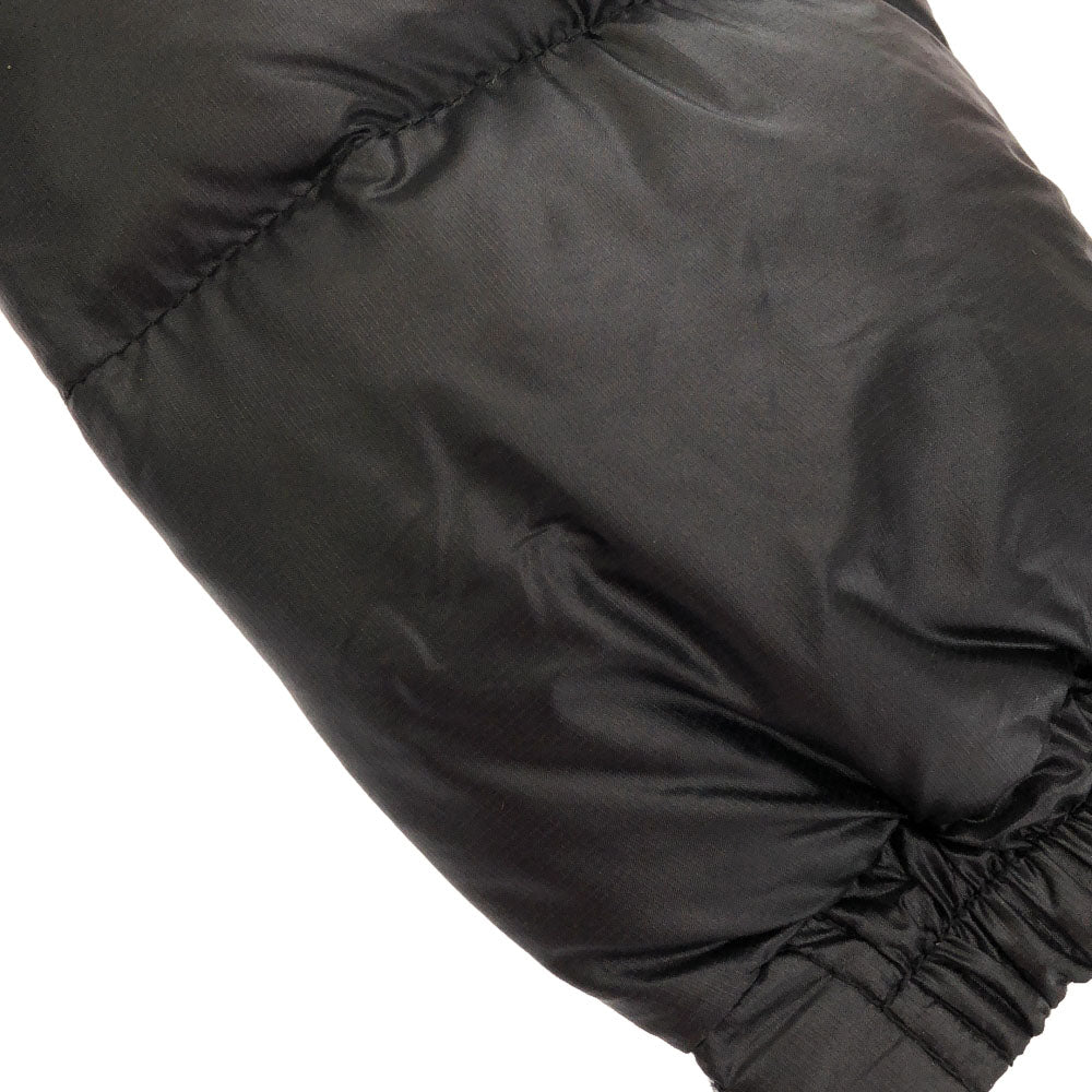 ザノースフェイス NDW18803 ロゴ刺繍 スタンドカラー ダウンジャケット M ブラック THE NORTH FACE アウトドア レディース