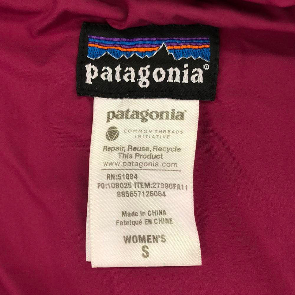 patagonia パタゴニア 27390FA11 フーデッド ダウンジャケット S ピンク系 アウトドア レディース