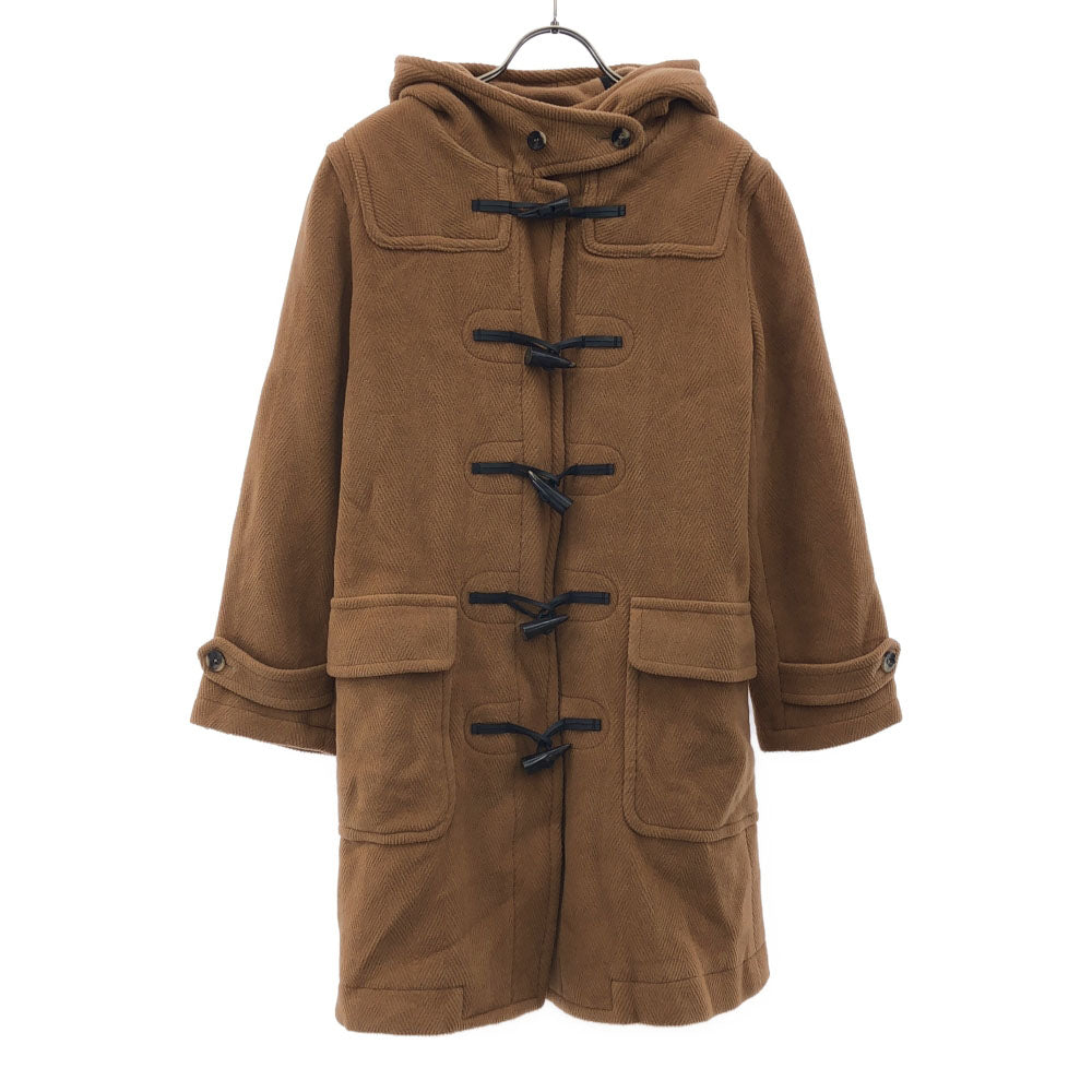 GRENFELL グレンフェル 英国製 ウールブレンド ダッフルコート 38 ブラウン系 レディース