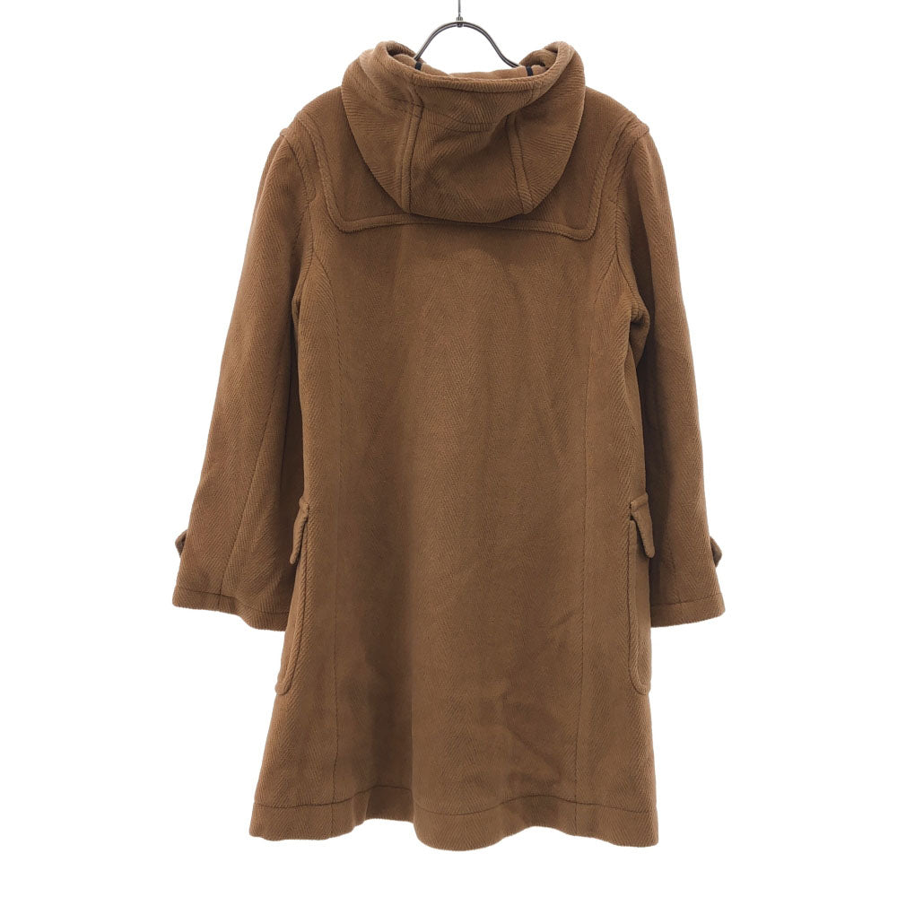 GRENFELL グレンフェル 英国製 ウールブレンド ダッフルコート 38 ブラウン系 レディース