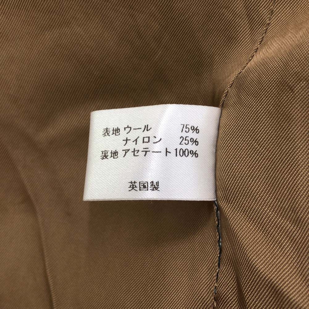 GRENFELL グレンフェル 英国製 ウールブレンド ダッフルコート 38 ブラウン系 レディース