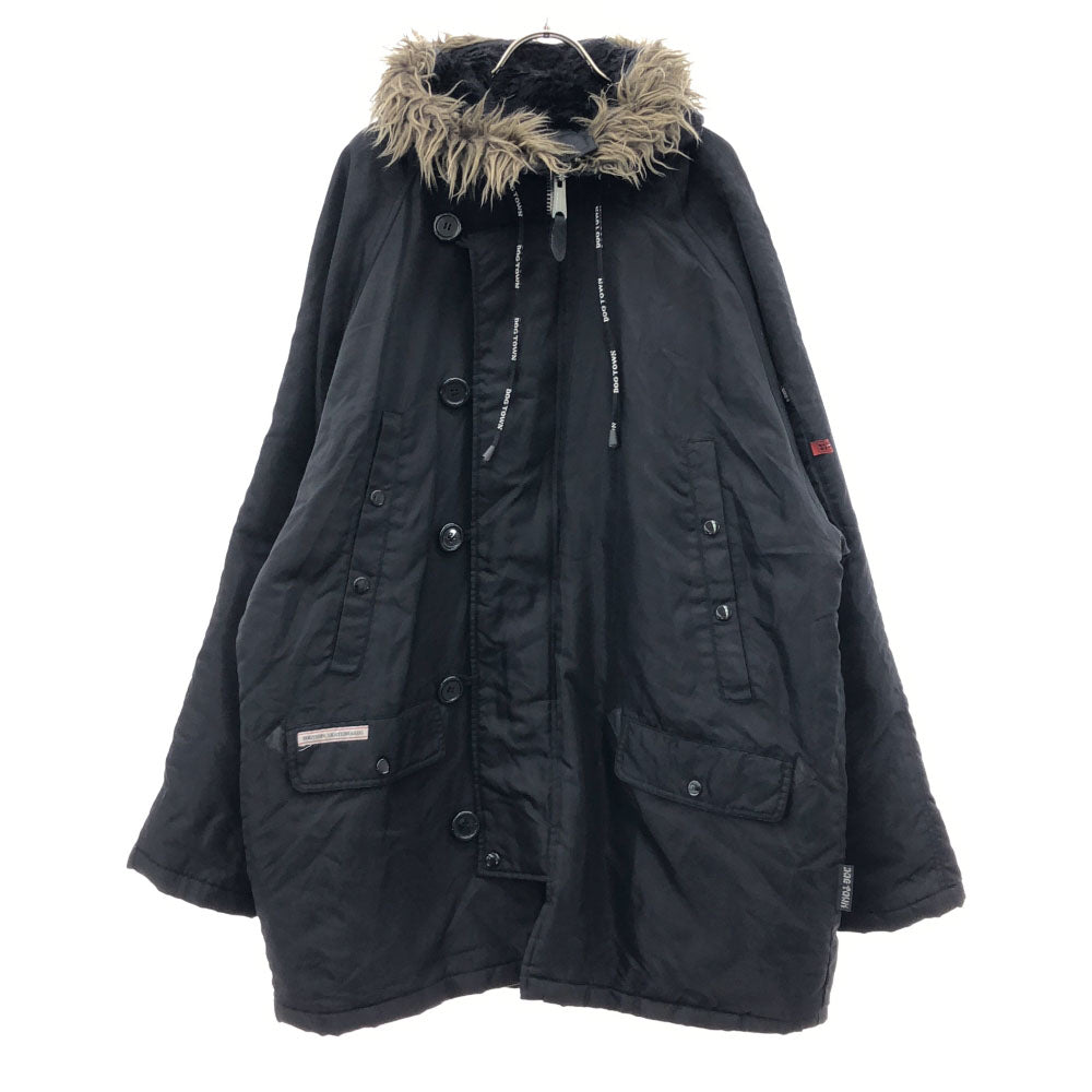 DOGTOWN ドッグタウン フード付 中綿コート X-LARGE ブラック メンズ