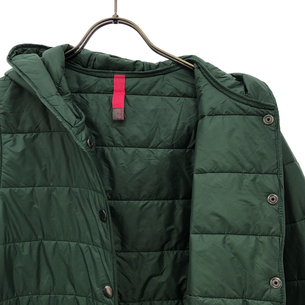 SEVENTY ナインティーンセブンティ フード付き 中綿ジャケット TG40 グリーン レディース
