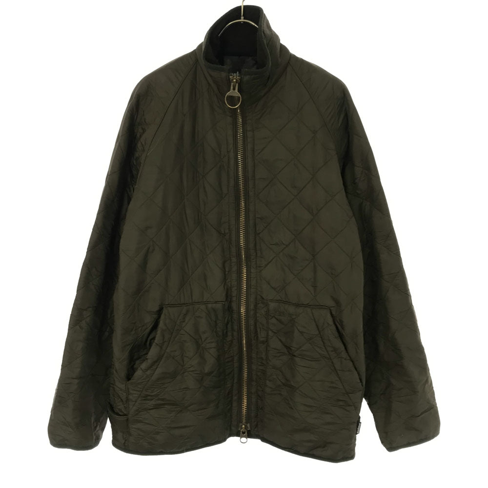 バブアー Polar Quilts キルティングジャケット S カーキグリーン系 Barbour フリース裏地 ポーラーキルト メンズ