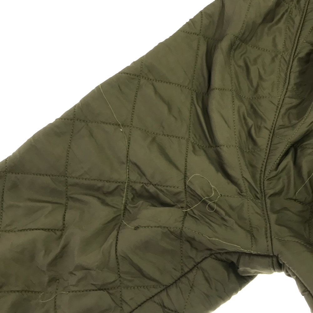 バブアー Polar Quilts キルティングジャケット S カーキグリーン系 Barbour フリース裏地 ポーラーキルト メンズ