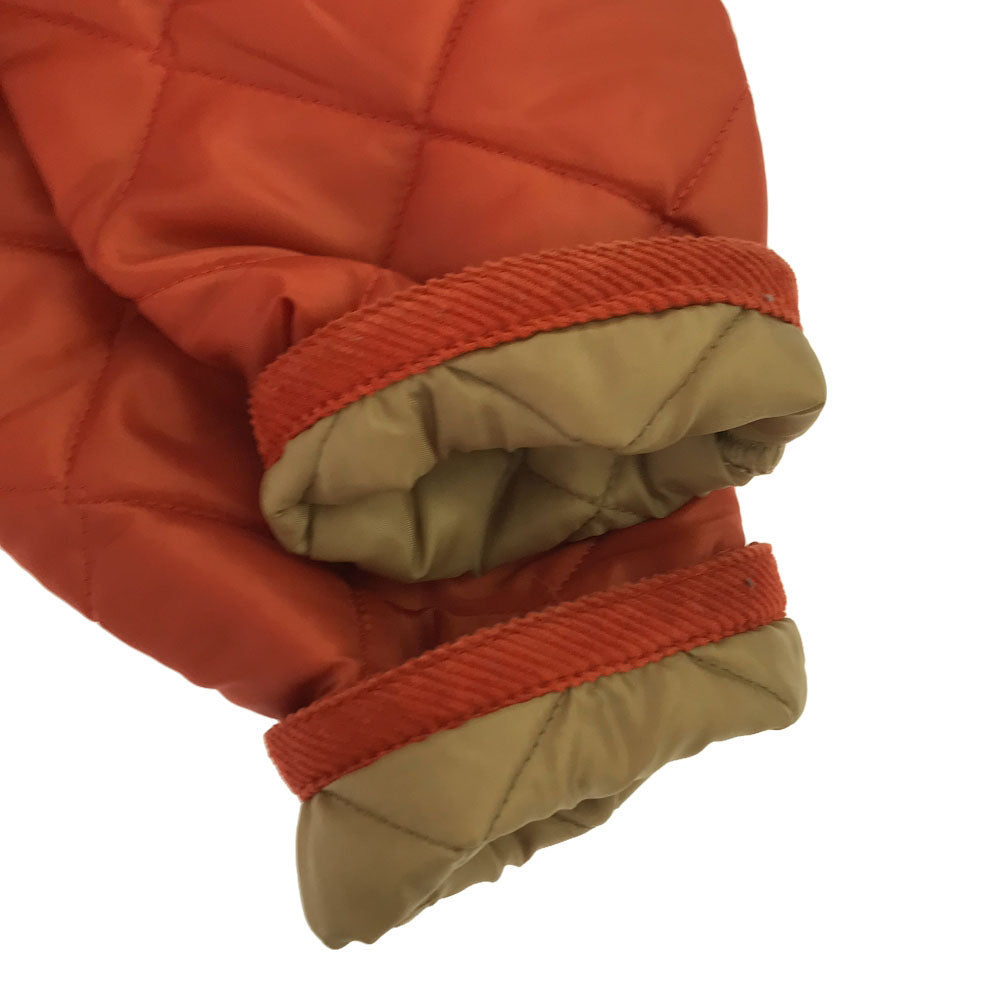 ラベンハム フーディー キルティングジャケット 36 オレンジ LAVENHAM メンズ