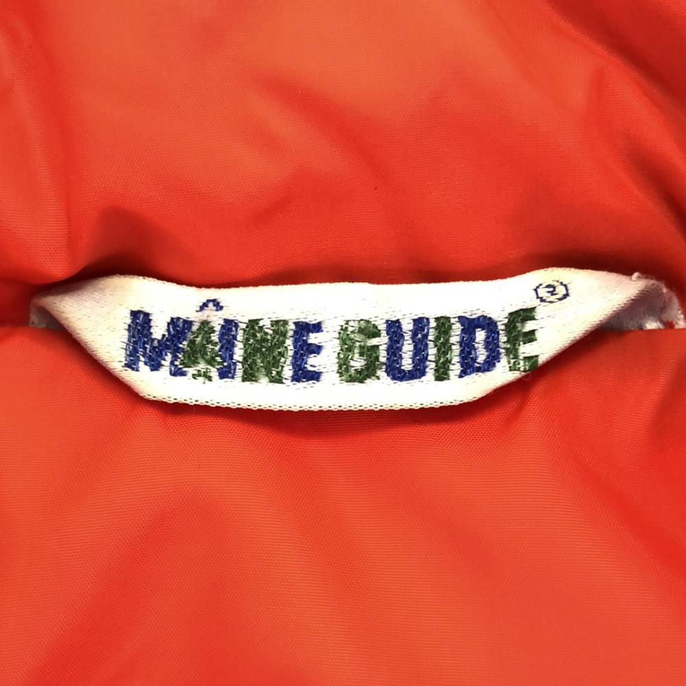 メインガイド 70s 80s ヴィンテージ ジップジャケット オレンジ メンズ