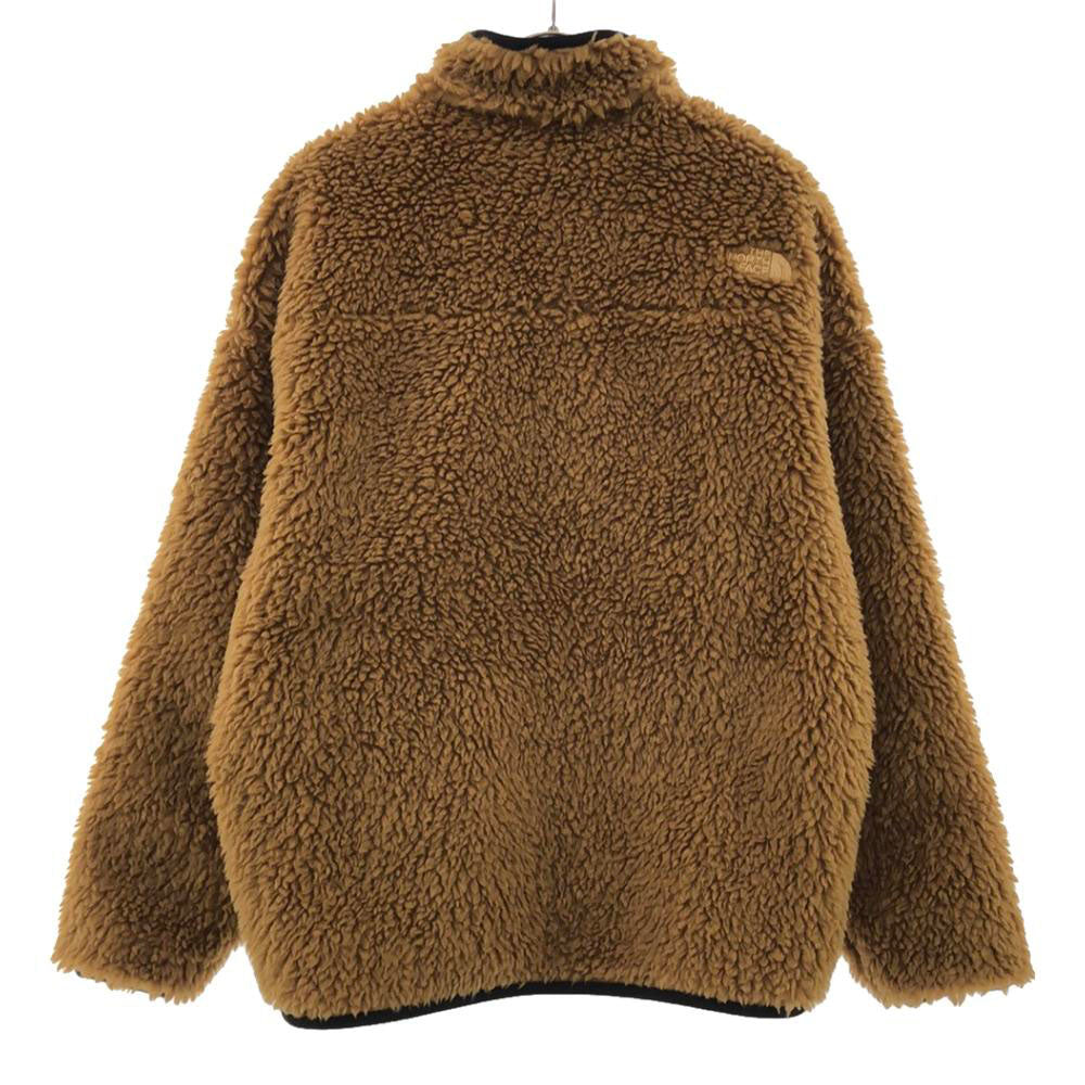 THE NORTH FACE ザノースフェイス NA72035 チロリアンテープ プリマロフト ボアジャケット S ブラウン アウトドア 裏地付き ハーフジップ メンズ