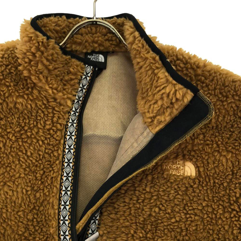 THE NORTH FACE ザノースフェイス NA72035 チロリアンテープ プリマロフト ボアジャケット S ブラウン アウトドア 裏地付き ハーフジップ メンズ