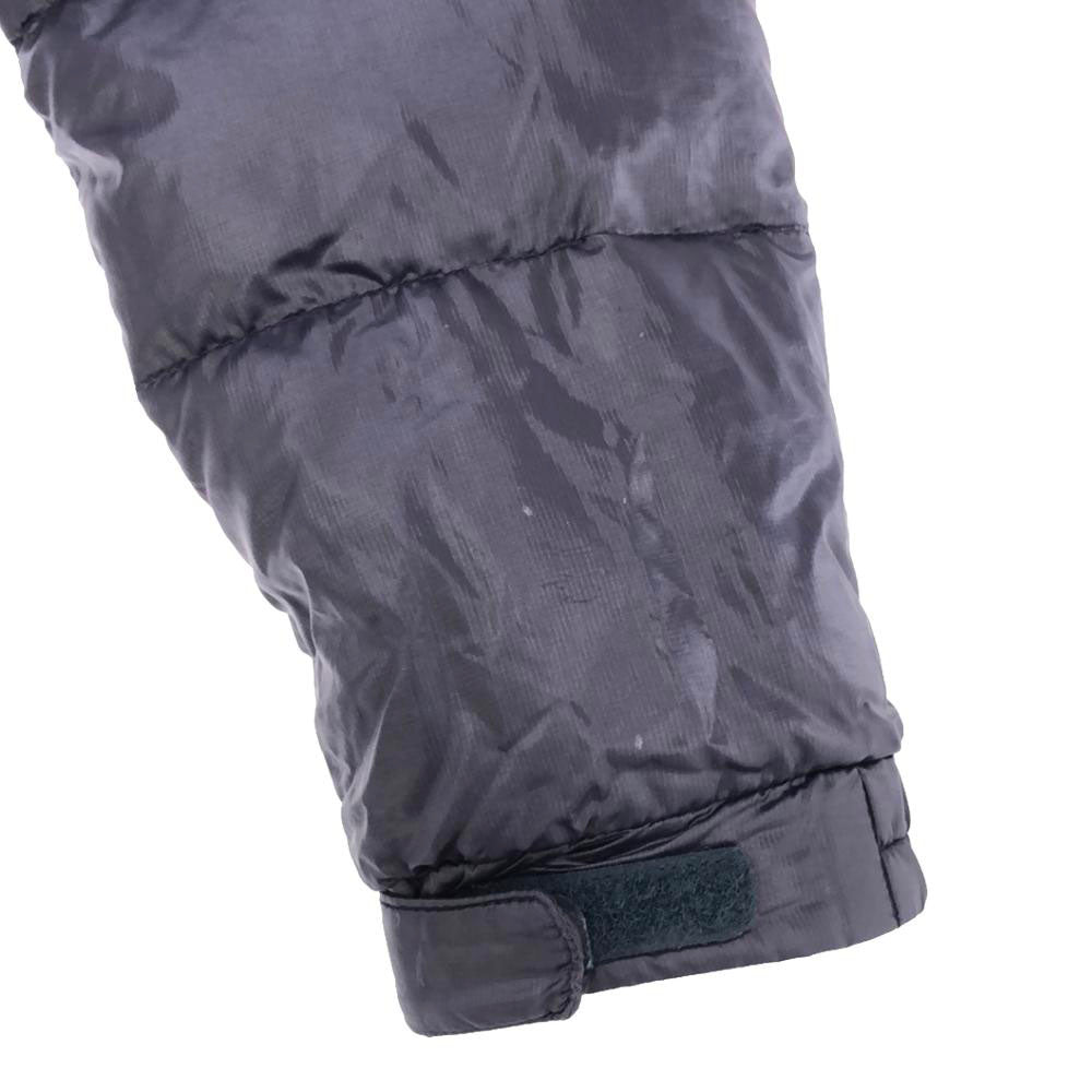 マーモット ロゴ刺繍 ダウンジャケット M ネイビー系 MARMOT アウトドア メンズ